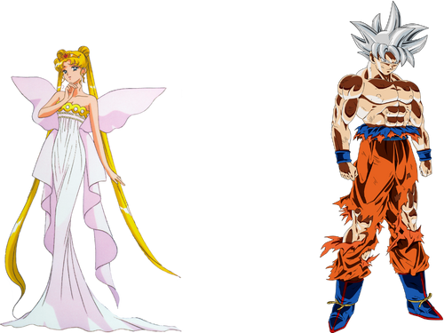 Neo-Queen Serenity versus Ultra Instinct Son Goku