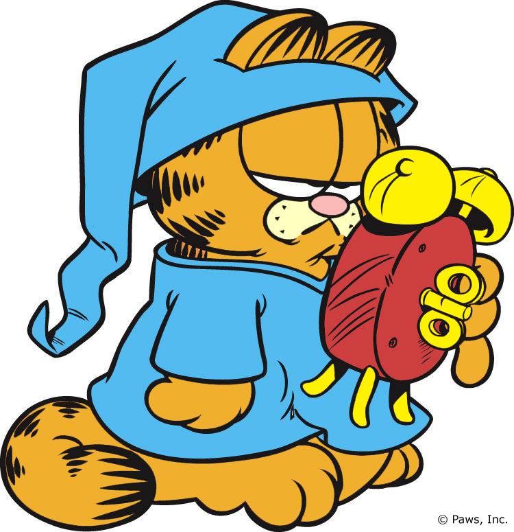 Garfield alarm clock