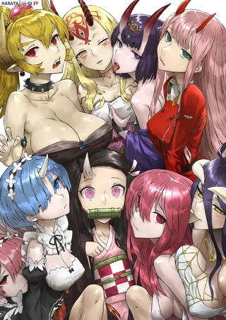 Rem zero two shuten douji bowsette ram and 4 more fate and 8 more drawn by haraya manawari dd4b8105e1e31705eae78ecca4785cce