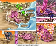 Act 4 vaporizes part of the ground color Act 4 vaporizes part of the ground color