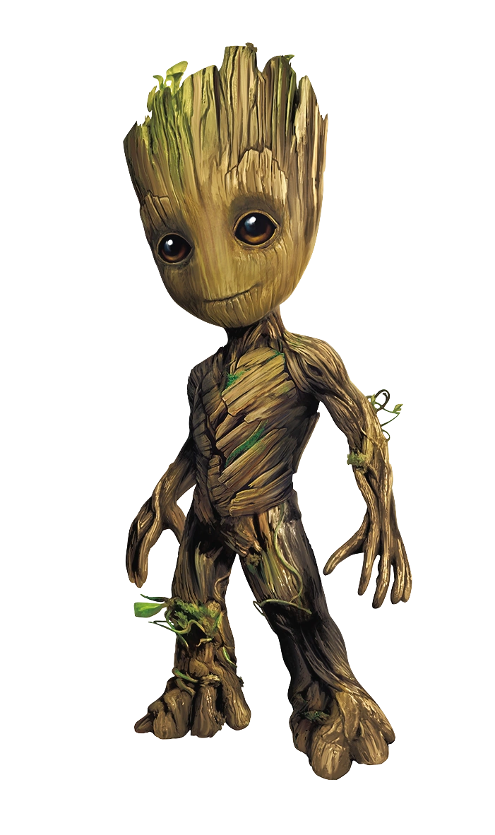 Peluche Marvel Crafty Creatures - Groot Con Suoni (15-20 Cm)
