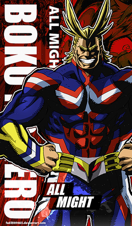 My hero academia wallpapers mobile all might by fadil089665-db64z4c-1-
