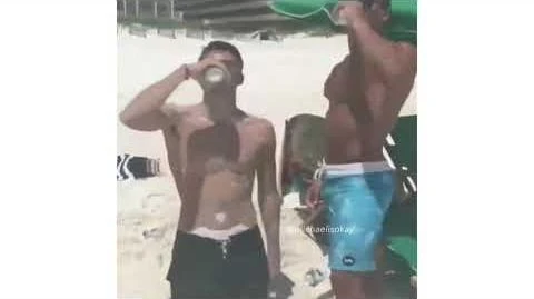Guy rises from sand meme