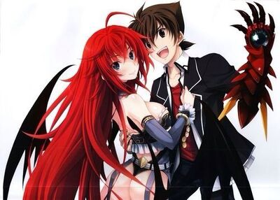 issei hyoudou and rias gremory