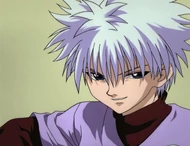 Smirking Killua