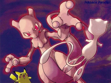 Mewtwo Strikes Back Card Artwork