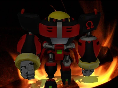 E 123 omega danced in fire by rachidna-d3bhfsx