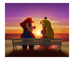 SMRL-Line-Mario-Sunset