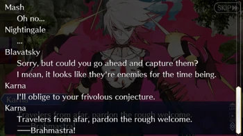 Karna's rough welcome