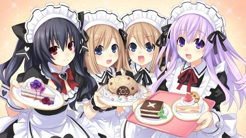 Nepgear ram rom and uni neptune series drawn by tsunako eeda321c4fd61d4be07e3f5d80f7fb2f