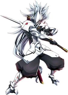 Hakumen (Centralfiction, Character Select Artwork)