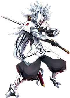 Hakumen (Centralfiction, Character Select Artwork)