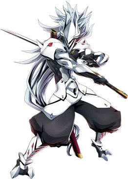 Hakumen (Centralfiction, Character Select Artwork)