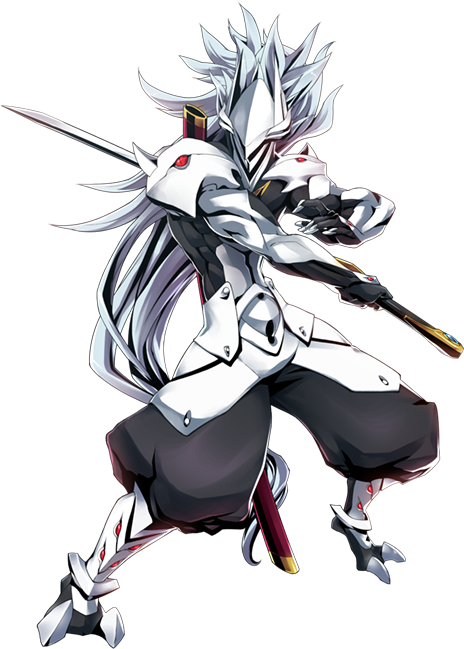 Hakumen (Centralfiction, Character Select Artwork)