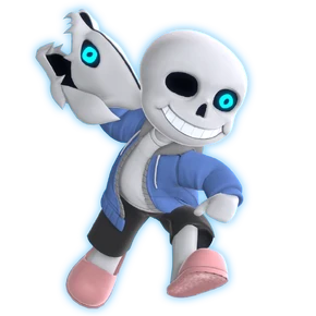 Sans smash ultimate fan render by unbecomingname ddfo4hd-pre