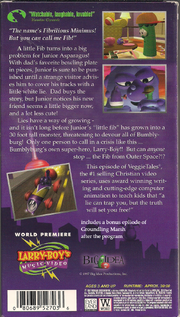 1998 Larry Boy Back Cover Prototype