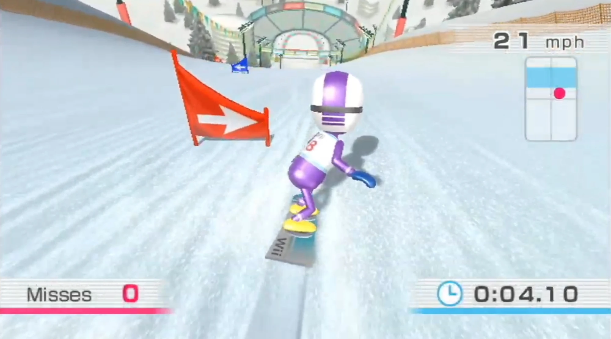 Snowboard Slalom Wii Sports Wiki Fandom