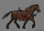 Bretonnian Warhorse 1