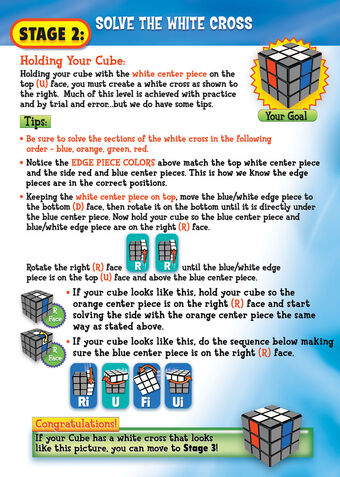 Rubik S Cube Stage 2 The White Cross Waldenyan Wiki Fandom