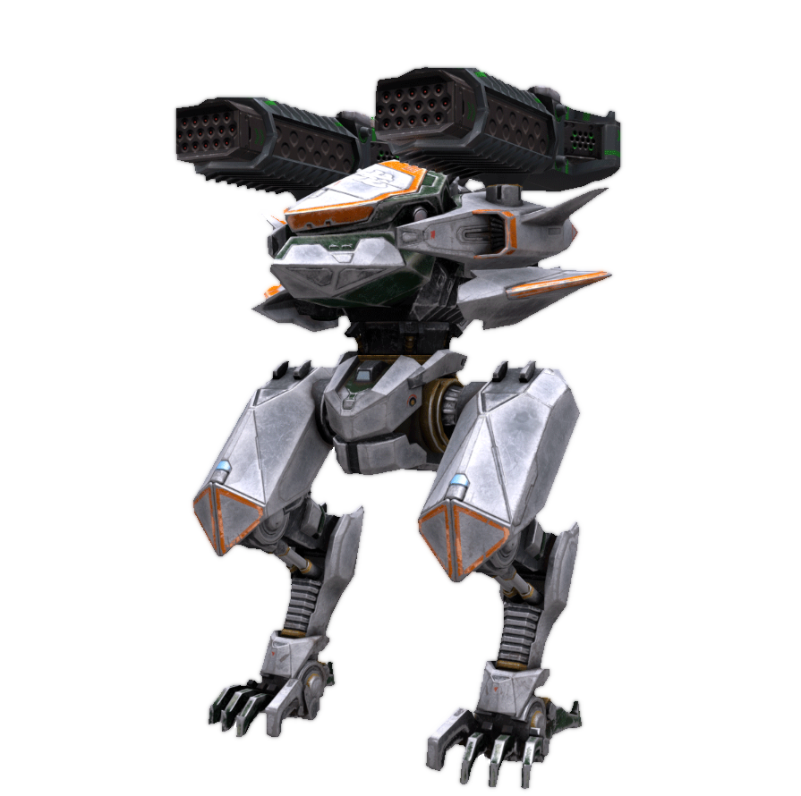 War Robots Orkan Fujin 2/" Tall 3.5/" Leg Span Figure