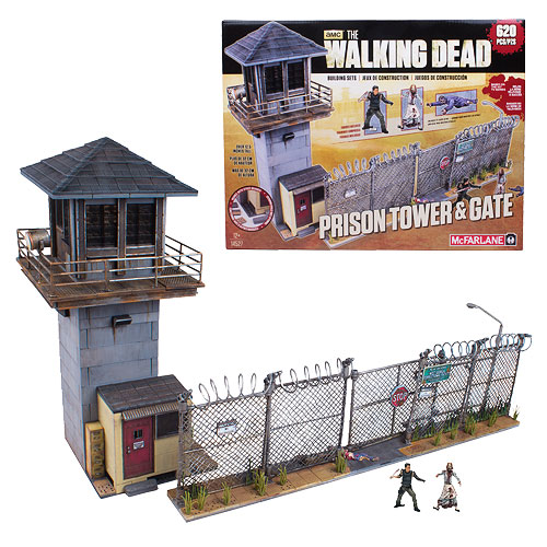 McFarlane Toys Construction Sets The Walking Dead TV Upper Prison Cell Set New