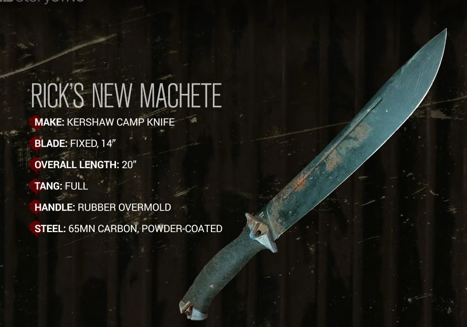 Image Rick's New Machete.JPG Walking Dead Wiki FANDOM powered by
