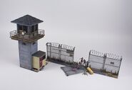 the walking dead prison tower building set
