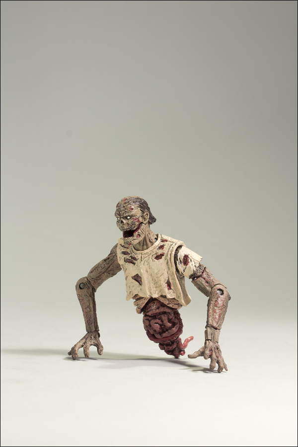 custom painted walking dead zombie head version 6 for 12 inch body