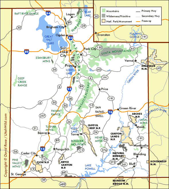 utah road mapgif