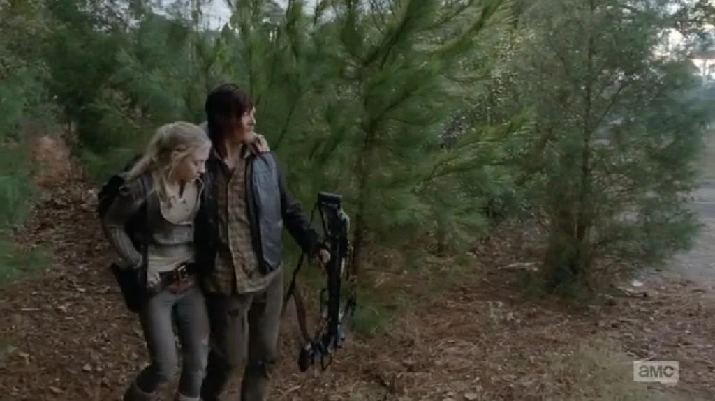 Image Beth being helped by Daryl walk.JPG Walking Dead Wiki FANDOM powered by Wikia