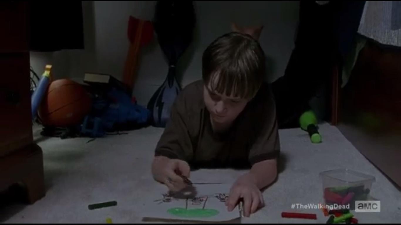 Image Starttofinishsamdrawsinhisroom.jpg Walking Dead Wiki FANDOM powered by Wikia