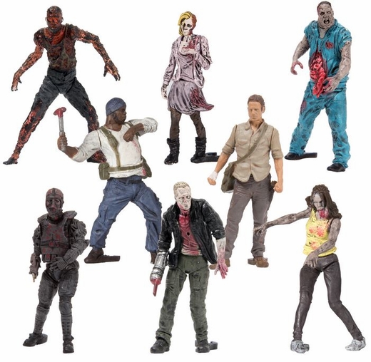 the walking dead mcfarlane building sets