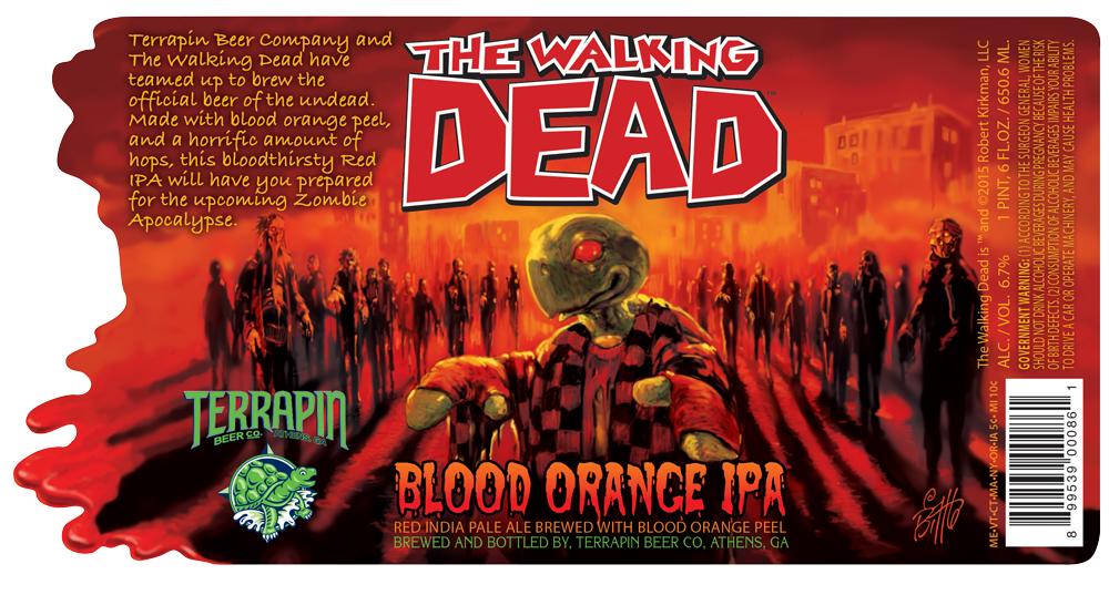 the walking dead blood orange ipa walking dead wiki fandom walking dead flyer