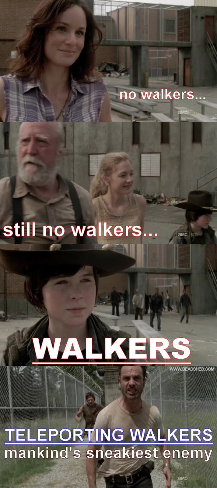 Image The Walking Dead Season 3 Teleporting Walkers Meme DeadShed