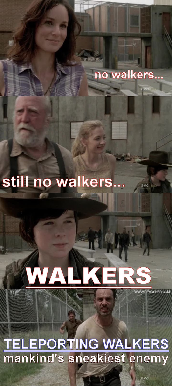 Image The Walking Dead Season 3 Teleporting Walkers Meme DeadShed