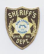 150px-Kings County Georgia Sheriff Sleeve Patch