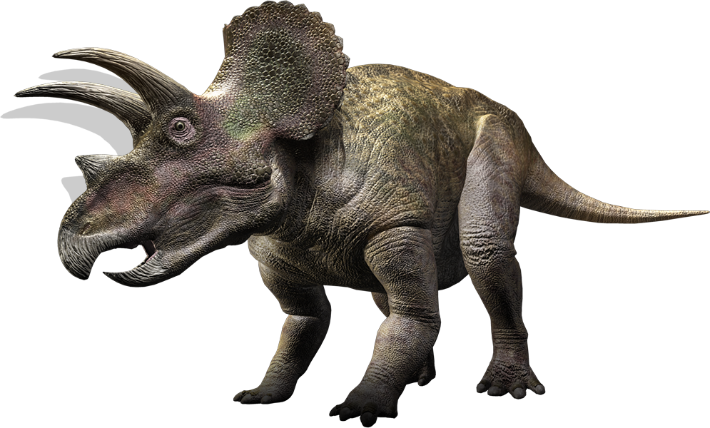 walking triceratops