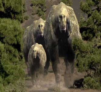 chased by dinosaurs land of giants