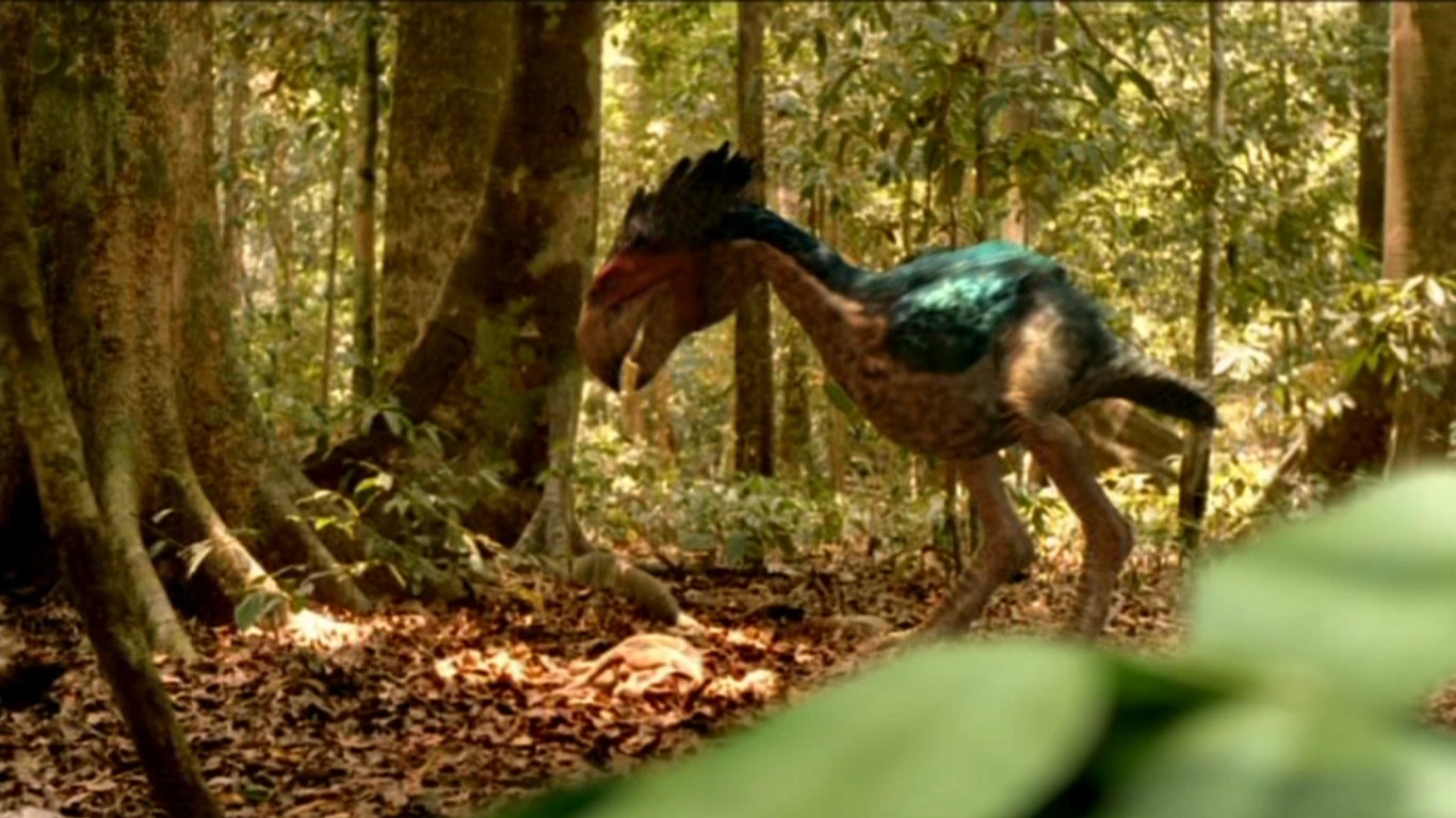 Image - Gastornis looks down at carcass.png | Walking with... Wiki ...