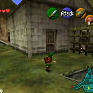 Cucco Round Up In Kakariko Village In Ocarina Of Time