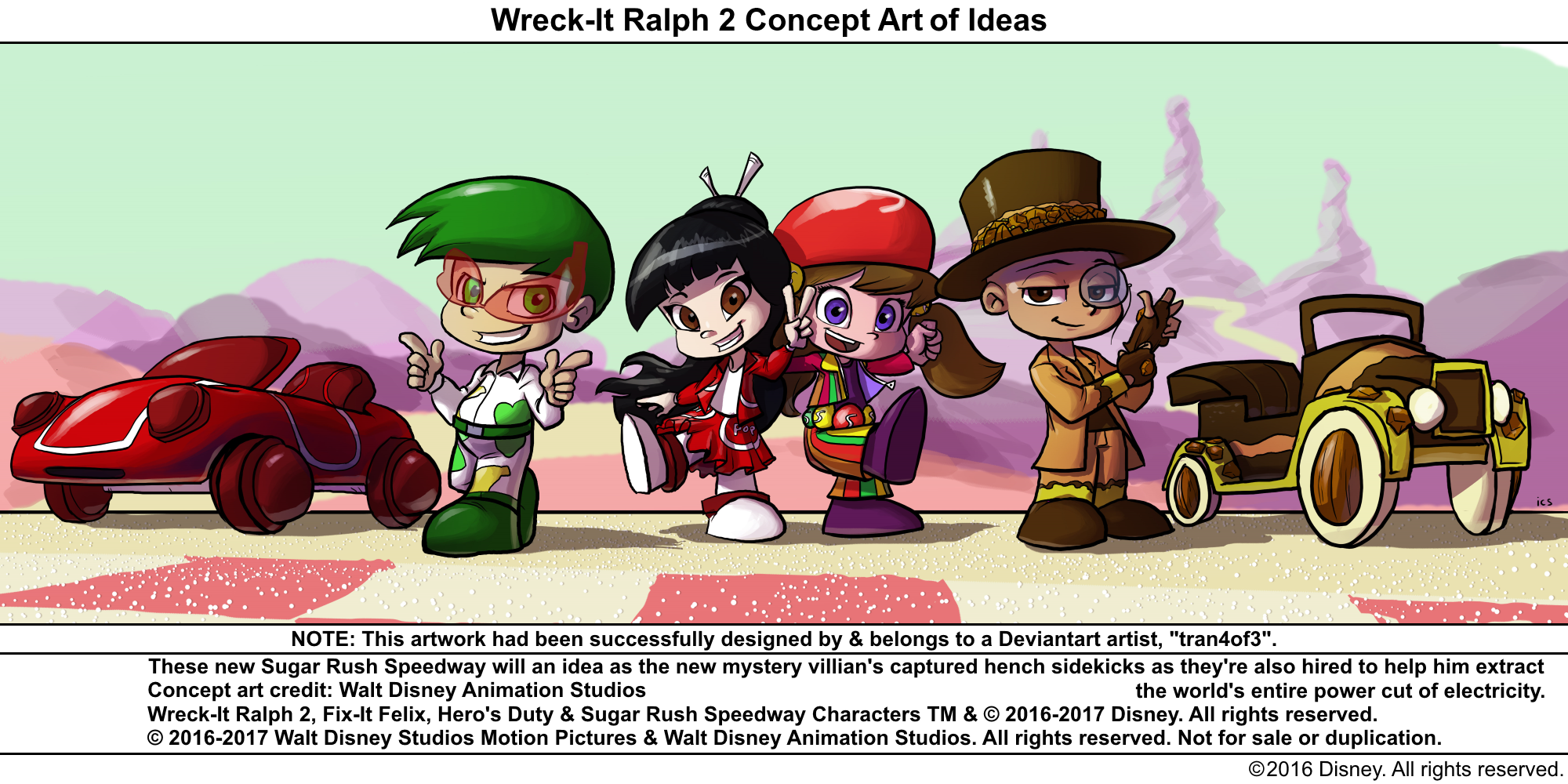 Image - Wreck-It Ralph 2 Concept Art of Ideas 15.png | Walt Disney