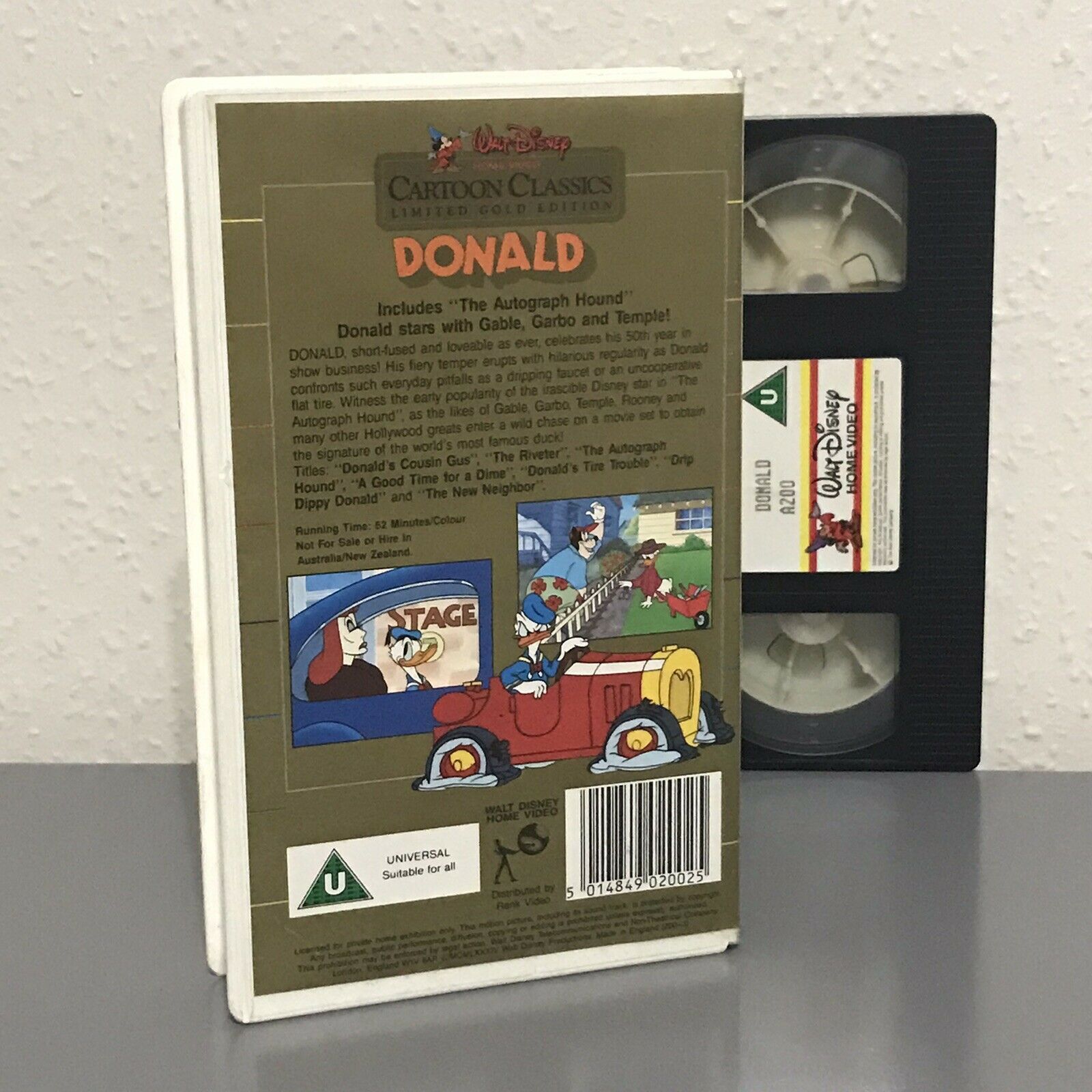 Cartoon Classics Limited Gold Edition - Donald | Walt Disney Videos (UK