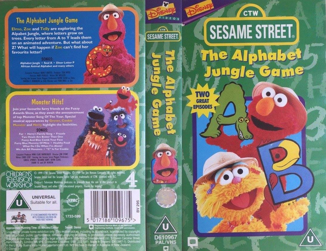 Sesame Street - The Alphabet Jungle Game and Monster Hits ...