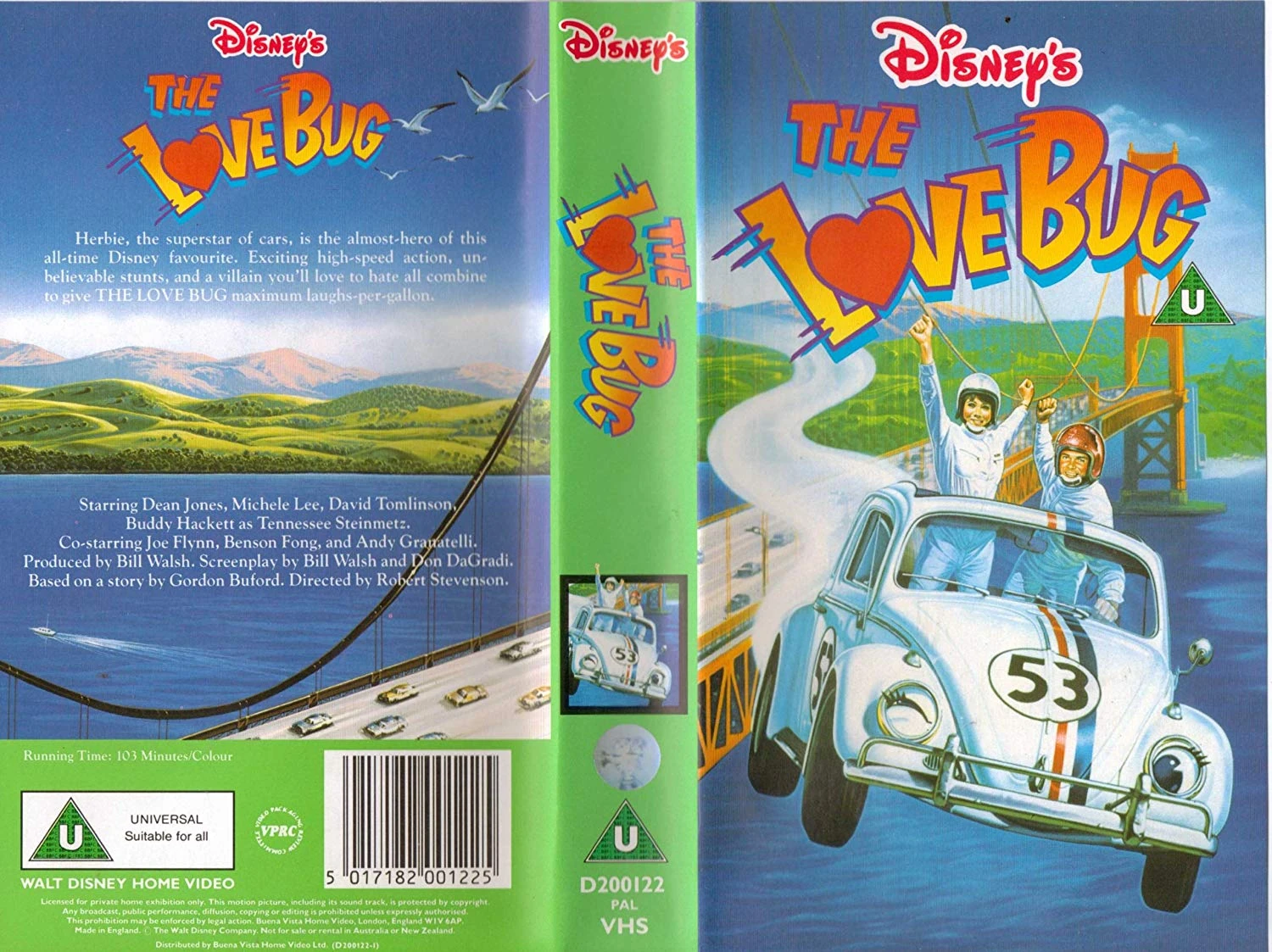 The Love Bug Walt Disney Videos (UK) Wiki Fandom