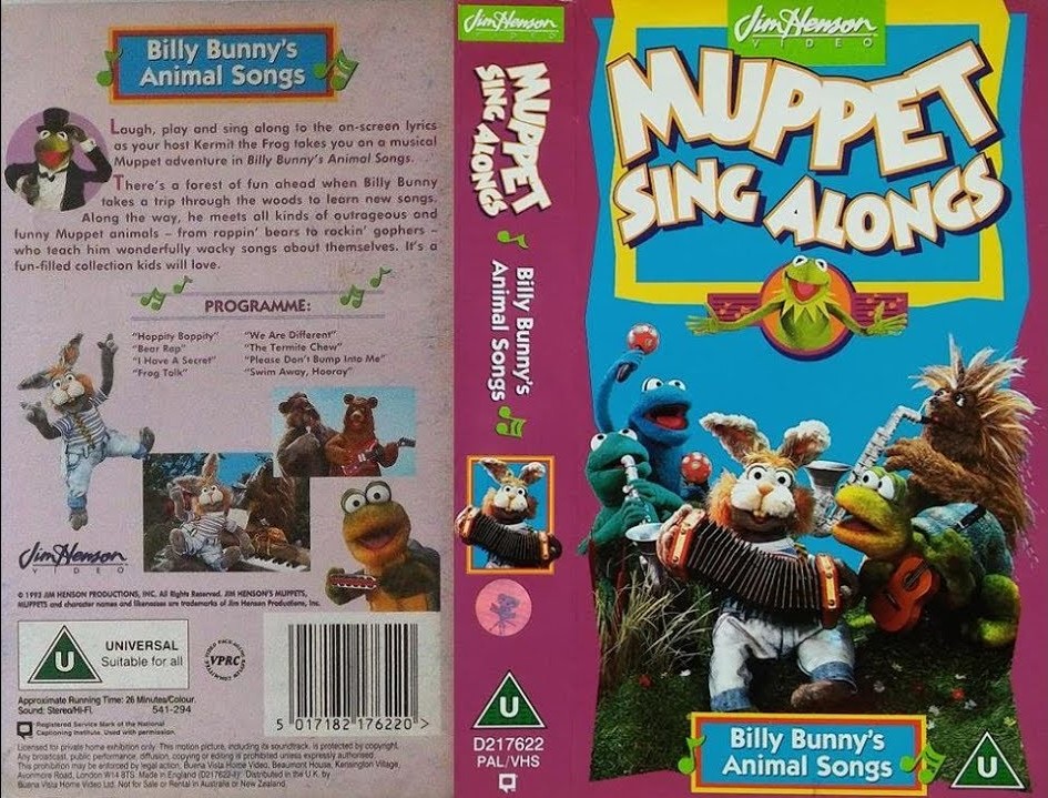 Muppet Sing-Alongs: Billy Bunny's Animal Songs | Walt Disney Videos (UK