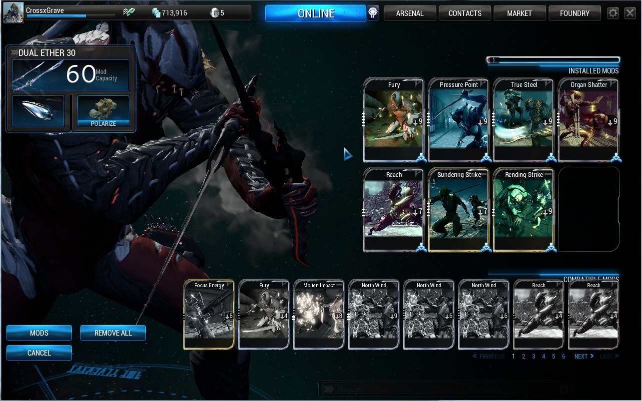 Моды на warframe скачать