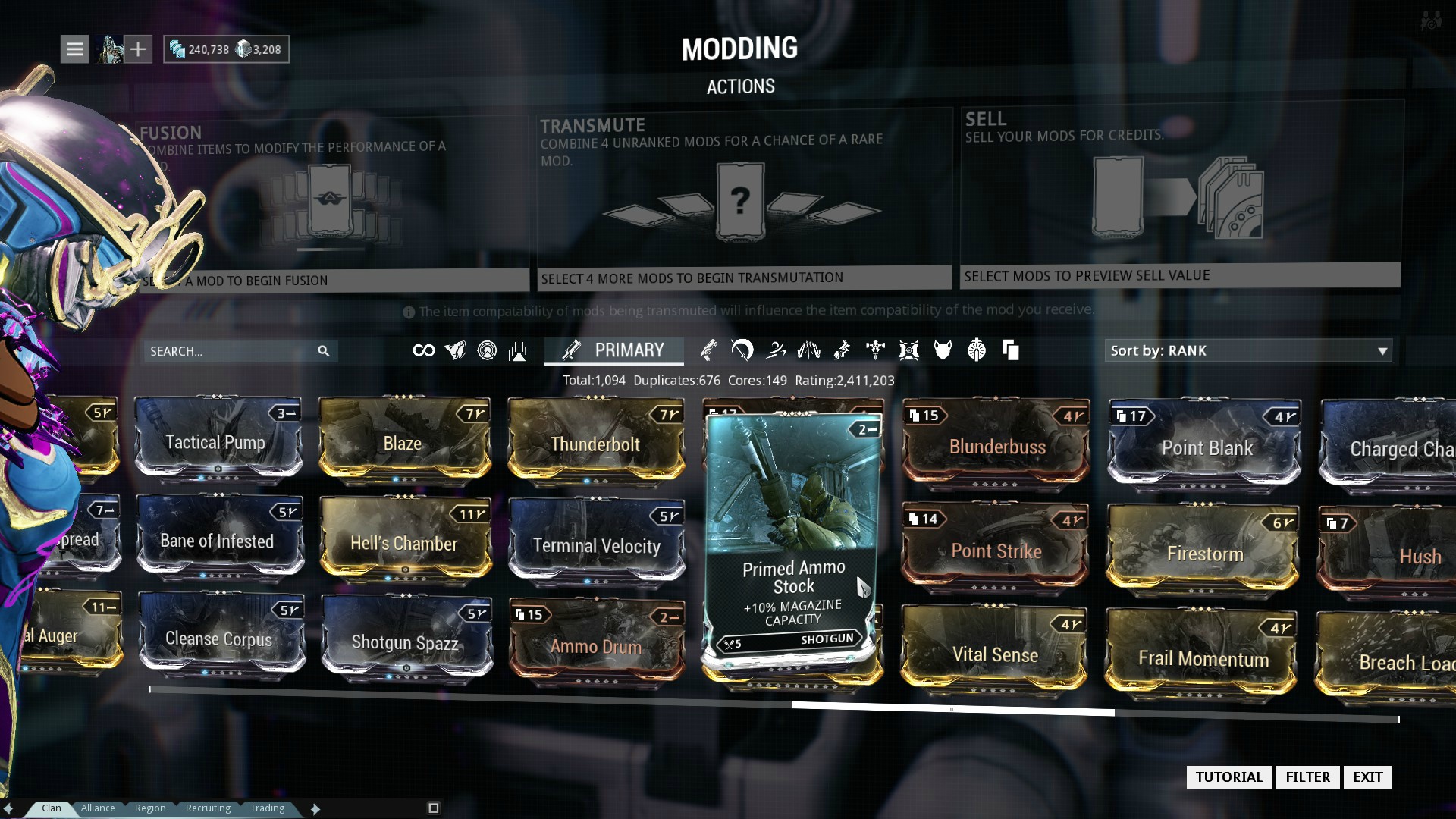 Warframe all corrupted mods