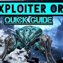 Exploiter Orb Warframe Wiki Fandom