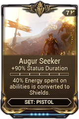 augur mods warframe seeker accord pact secrets reach message