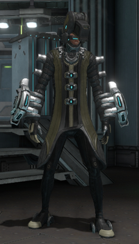 comba warframe abilities consisting visor sap protruding disrupts damage lower wear while box type